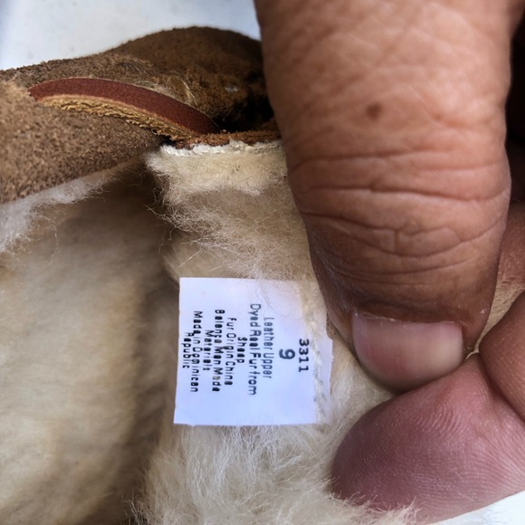 Minnetonka 3311 Women's Chestnut Tan Suede Leather Moccasin Slippers Size 9 - Picture 9 of 10